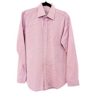 Etro Pink Cotton Button Down Shirt